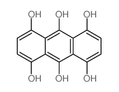 1,4,5,8,9,10-Anthracenehexol结构式
