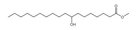 8-Hydroxyoctadecanoic acid methyl ester Structure