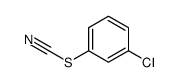 (3-chlorophenyl) thiocyanate Structure