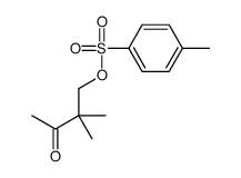 (2,2-dimethyl-3-oxobutyl) 4-methylbenzenesulfonate Structure