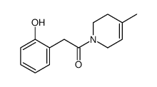 2-(2-hydroxyphenyl)-1-(4-methyl-3,6-dihydro-2H-pyridin-1-yl)ethanone Structure