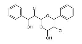 5-chloro-2-(1-chloro-2-hydroxy-2-phenylethyl)-6-phenyl-1,3-dioxan-4-ol Structure