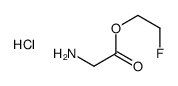 [2-(2-fluoroethoxy)-2-oxoethyl]azanium,chloride结构式