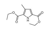 3-甲基-吡咯-2,5-二羧酸二乙酯结构式