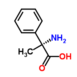 (alphaR)-(9CI)-α-氨基-α-甲基-苯乙酸结构式
