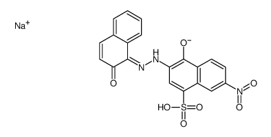 4-Hydroxy-3-[(2-hydroxy-1-naphtyl)azo]-7-nitro-1-naphthalenesulfonic acid sodium salt picture