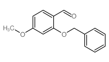 2-(苄氧基)-4-甲氧基苯甲醛结构式