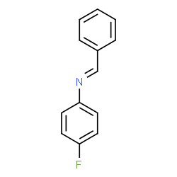 N-(Benzylidene)-4-fluoroaniline结构式