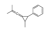 [2-methyl-3-(2-methylprop-1-enylidene)cyclopropyl]benzene结构式
