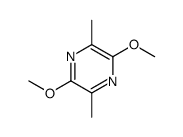 2,5-dimethoxy-3,6-dimethylpyrazine Structure