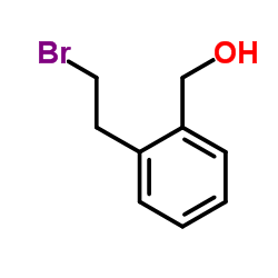 (2-(2-bromoethyl)phenyl)Methanol Structure