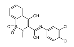 N-(3,4-Dichlorophenyl)-4-hydroxy-2-methyl-2H-1,2-benzothiazine-3- carboxamide 1,1-dioxide结构式