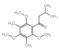 3-methyl-1-(2,4,6-trimethoxy-3,5-dimethyl-phenyl)butan-1-one Structure