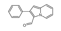 2-苯基吲哚嗪-3-甲醛结构式