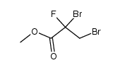 methyl α,β-dibromo-α-fluoropropionate结构式