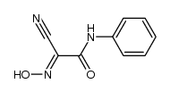 2-cyano-2-(hydroxyimino)-N-phenylacetamide Structure