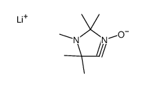 lithium,1,2,2,5,5-pentamethyl-3-oxido-4H-imidazol-3-ium-4-ide结构式