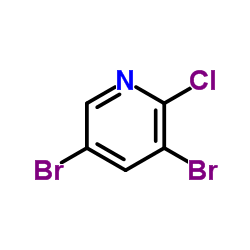 2-氯-3,5-二溴吡啶结构式