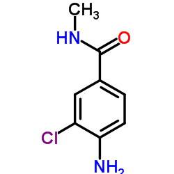 4-Amino-3-chloro-N-methylbenzamide结构式