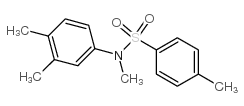 N-(3,4-二甲基苯基)-N,4-二甲基-苯磺酰胺结构式