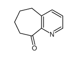 5,6,7,8-Tetrahydro-9H-cyclohepta[b]pyridin-9-one结构式