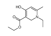 ethyl 1-ethyl-4-hydroxy-6-methyl-2H-pyridine-3-carboxylate结构式