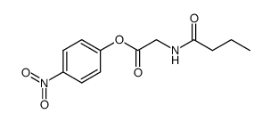 N-Butyryl-glycine-p-nitrophenol ester Structure
