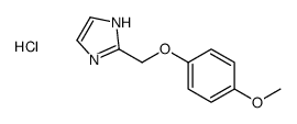 2-[(4-methoxyphenoxy)methyl]-1H-imidazole,hydrochloride结构式