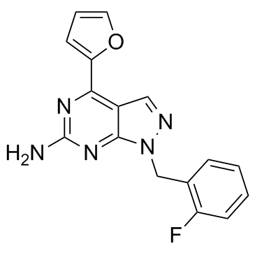 A2A受体拮抗剂1结构式