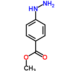 Methyl 4-hydrazinobenzoate structure