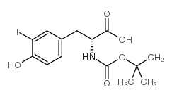 Boc-3-碘-D-酪氨酸结构式