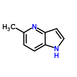 5-甲基-1H-吡咯并[3,2-b]吡啶结构式