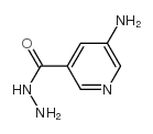 3-Pyridinecarboxylicacid,5-amino-,hydrazide(9CI)结构式