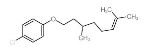 Benzene,1-chloro-4-[(3,7-dimethyl-6-octen-1-yl)oxy]- Structure