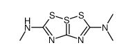 tri-N-methyl-4λ4-[1,2,4]dithiazolo[1,5-b][1,2,4]dithiazole-2,6-diamine结构式
