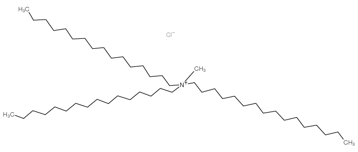 N,N-二十六烷基-N-甲基十六烷-1-氯化铵结构式