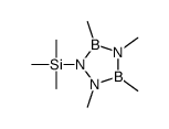 trimethyl-(2,3,4,5-tetramethyl-1,2,4,3,5-triazadiborolidin-1-yl)silane Structure