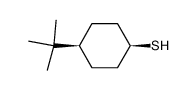 cis-[4-t-Butyl-cyclohexyl)]-mercaptan Structure