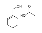 acetic acid,cyclohexen-1-ylmethanol Structure
