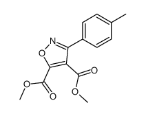 4,5-Isoxazoledicarboxylicacid,3-(4-methylphenyl)-,dimethylester(9CI)结构式