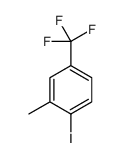 1-碘-2-甲基-4-(三氟甲基)苯结构式