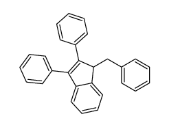1-benzyl-2,3-diphenyl-1H-indene Structure
