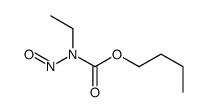 butyl N-ethyl-N-nitrosocarbamate Structure