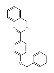 Benzoic acid,4-(phenylmethoxy)-, phenylmethyl ester Structure