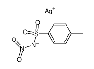 Ag+ salt of N-nitrotoluene-p-sulfonamide结构式