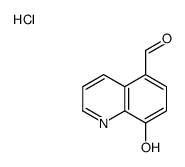 8-hydroxyquinoline-5-carbaldehyde,hydrochloride结构式