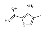 3-amino-4-methylthiophene-2-carboxamide Structure