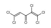 1,1,2,5,5-pentachloro-penta-1,4-dien-3-one结构式