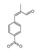 2-methyl-3-(4-nitrophenyl)prop-2-enal结构式