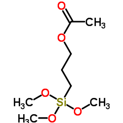 3-(trimethoxysilyl)propyl acetate Structure